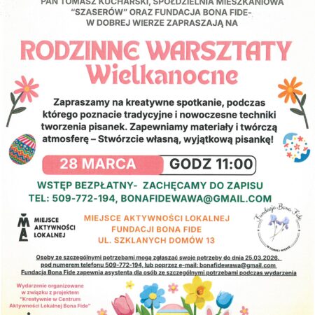 Rodzinne Warsztaty Wielkanocne